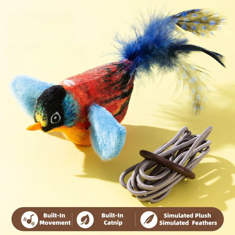 Simulation Bird Interactive Cat Toy