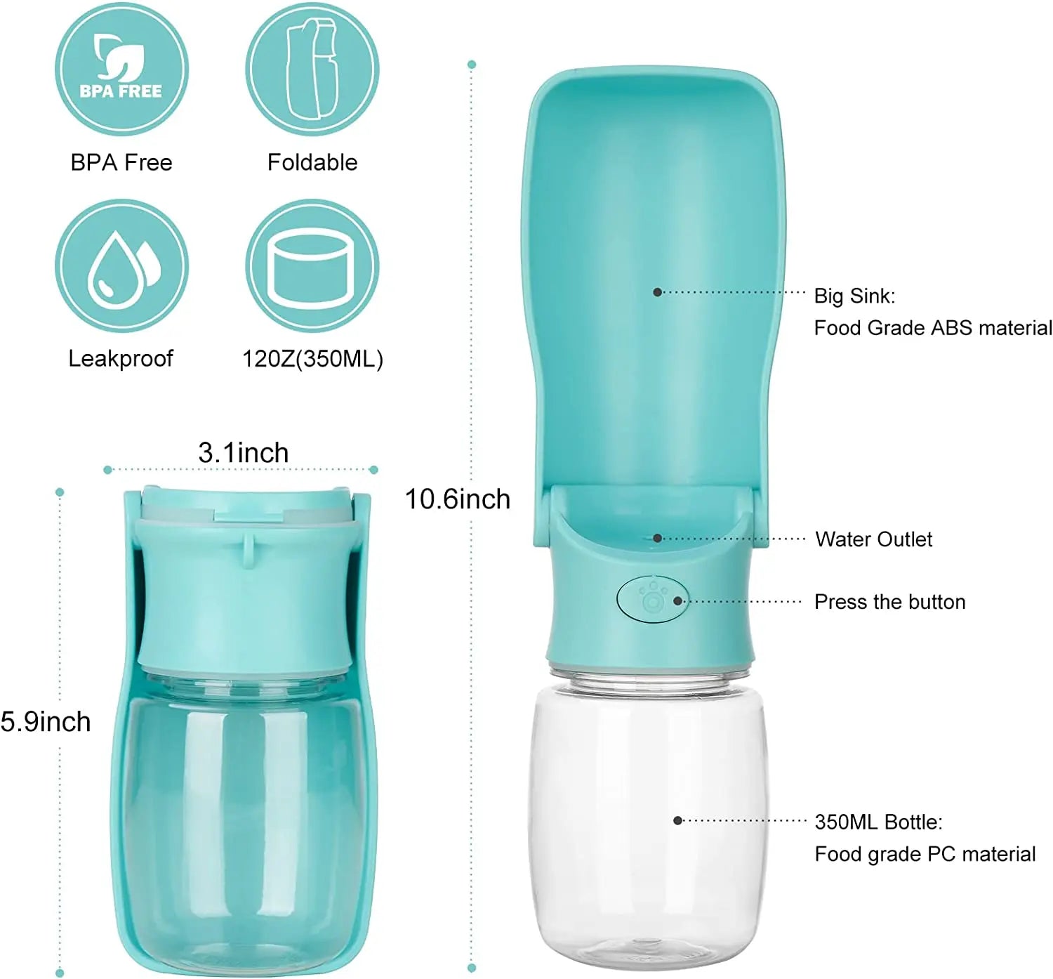 Pets Water Bottle