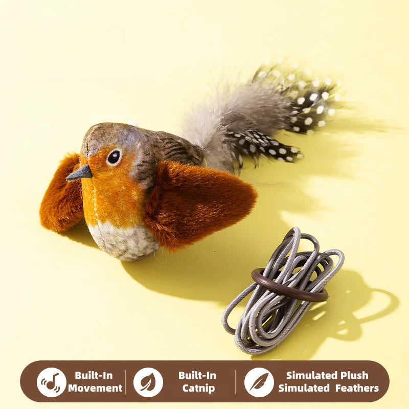 Simulation Bird Interactive Cat Toy